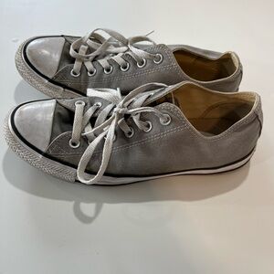 Gray Canvas Men's Sneakers